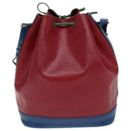 Louis Vuitton-LOUIS VUITTON Epi Toriko Color Noe ShoulderBag Red Blue Green M44084 Auth 91642-Red,Blue,Green