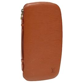 Louis Vuitton-LOUIS VUITTON Epi Organizer Atoll Travel Case Zipangu Gold LV Auth 91027-Other