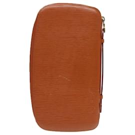 Louis Vuitton-LOUIS VUITTON Epi Organizer Atoll Travel Case Zipangu Gold LV Auth 91027-Other