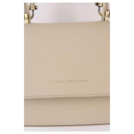 Autre Marque-Leather shoulder bag-Beige