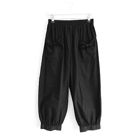 Autre Marque Pantalones globos con bolsillo Batsheva Bow Negro