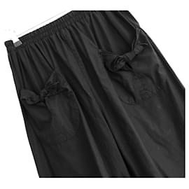 Autre Marque-Batsheva Bow Pocket Balloon Pants-Black