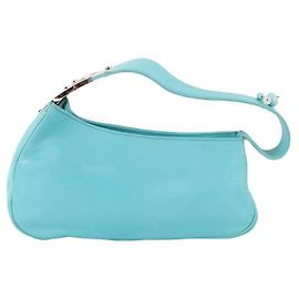 Sergio Rossi Borsa a spalla in pelle Blu