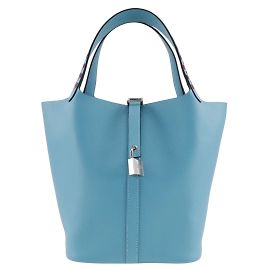 Hermès Hermes Picotin Lock MM Handbag Light blue