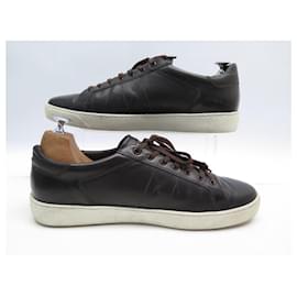 JM Weston-JM WESTON ON TIME 649 SHOES 9.5 43.5 BROWN LEATHER SNEAKERS SHOE-Brown