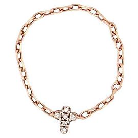 DJULA MAGIC TOUCH CHAIN RING R65734-RG 45 ROSE GOLD 18K DIAMONDS Golden