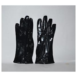 Alexander Mcqueen-mc queen gloves-Black