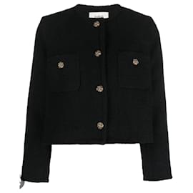 Ba&Sh Meredith jacket black gold buttons Black