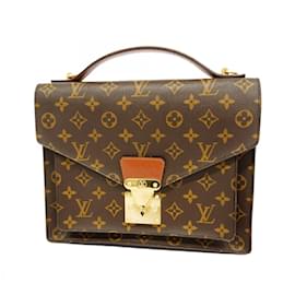 Louis Vuitton-Louis Vuitton Monogram Monceau Handbag-Brown