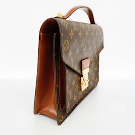 Louis Vuitton-Louis Vuitton Monogram Monceau Handbag-Brown