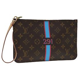 LOUIS VUITTON Monogram My LV Heritage Neverfull MM Pouch LV Auth 90928 Monogram