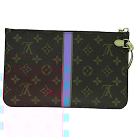Louis Vuitton-LOUIS VUITTON Monogram My LV Heritage Neverfull MM Pouch LV Auth 90928-Monogram