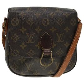 LOUIS VUITTON Monogram Saint Cloud MM Borsa a Spalla M51243 LV Auth bs18135 Monogramma