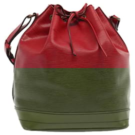 Louis Vuitton-LOUIS VUITTON Epi Noe Shoulder Bag Red M44007 LV Auth 89665-Red