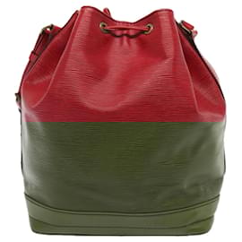 Louis Vuitton-LOUIS VUITTON Epi Noe Shoulder Bag Red M44007 LV Auth 89665-Red