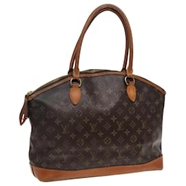 Louis Vuitton-LOUIS VUITTON Monogram Lockit Horizontal Hand Bag M40104 LV Auth 91694-Monogram