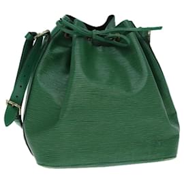 Louis Vuitton-LOUIS VUITTON Epi Petit Noe Shoulder Bag Green M44102 LV Auth 90468-Green