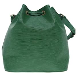 Louis Vuitton-LOUIS VUITTON Epi Petit Noe Shoulder Bag Green M44102 LV Auth 90468-Green