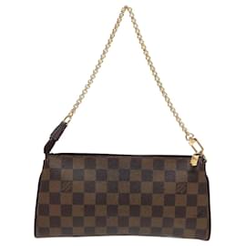 Louis Vuitton-LOUIS VUITTON Damier Ebene Eva Shoulder Bag 2way N55213 LV Auth 89392-Other