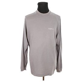 Supreme Camiseta de algodão Cinza