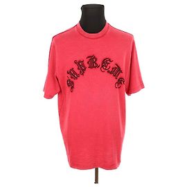 Supreme Camiseta de algodón Roja