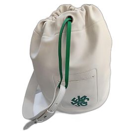 Borsa a secchiello Lacoste Blanc Emeraude Verde Crema