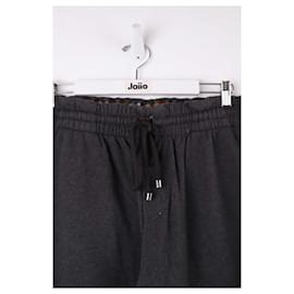 Burberry-Cotton sports pants-Grey