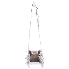 Maje Borsa a tracolla Sac M in pelle Argento