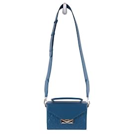 Autre Marque-Leather handbag-Blue