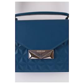 Autre Marque-Leather handbag-Blue