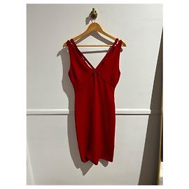 ROBERTO CAVALLI Kleider T.International S Polyester Rot