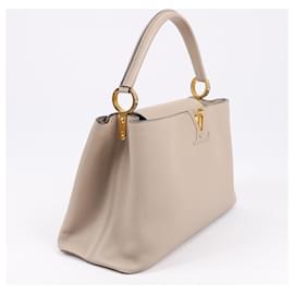 Louis Vuitton-Louis Vuitton Parnassea Capucines MM Handbag in Beige M94428-Beige