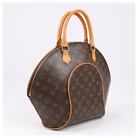 Louis Vuitton-Louis Vuitton Monogram Canvas Ellipse MM Handbag M51126-Brown