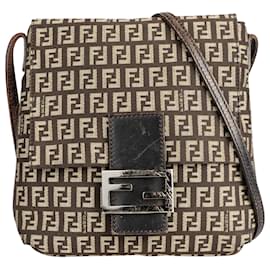 Fendi-FENDI Handbags T.  Cloth-Brown