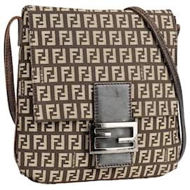 Fendi-FENDI Handbags T.  Cloth-Brown