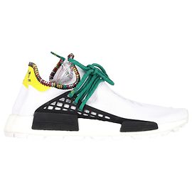Autre Marque Adidas x Pharrell Williams Human Body NMD Sneakers aus weißer Baumwolle Weiß