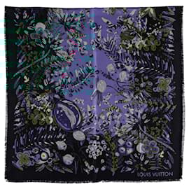 Louis Vuitton-Louis Vuitton Floral Silk Scarf - '10s-Multiple colors