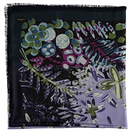 Louis Vuitton-Louis Vuitton Floral Silk Scarf - '10s-Multiple colors