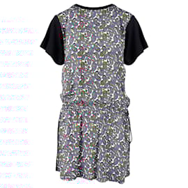 Louis Vuitton-Louis Vuitton Paisley Printed Dress - '10s-Black