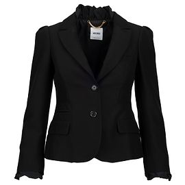 Blazer con volantini Moschino - anni 2000 Nero