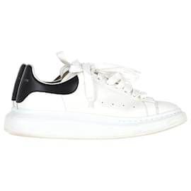 Alexander Mcqueen-Alexander McQueen Oversized Sneakers in White Leather -White