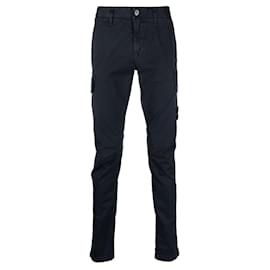 Stone Island-Stone Island Gabardine Cargo Pant - '20s-Blue