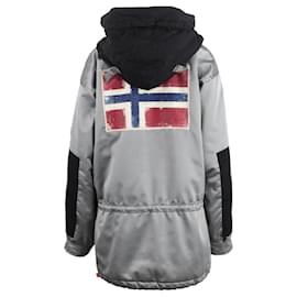 Napapijri-Napapijri Grey Raincoat - '00s-Grey