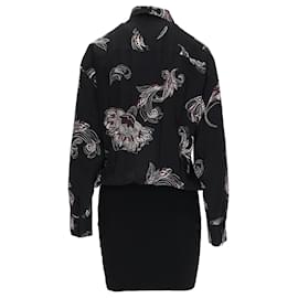 Louis Vuitton-Louis Vuitton Printed Shirt Dress - '10s-Black