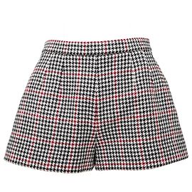 Valentino Garavani Red Valentino Houndstooth Pattern Shorts - '10s Multiple colors