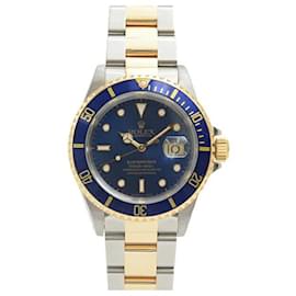 Rolex-Rolex Submariner Blue Dial Automatic Watch 16613-Blue