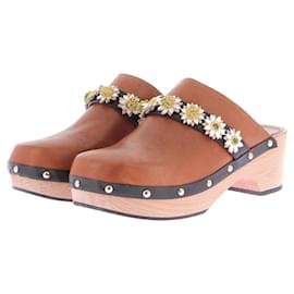 Autre Marque-FABRIZIO VITI  Mules & clogs T.EU 38 Leather-Camel