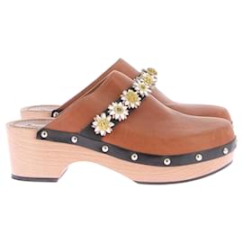 Autre Marque-FABRIZIO VITI  Mules & clogs T.EU 38 Leather-Camel
