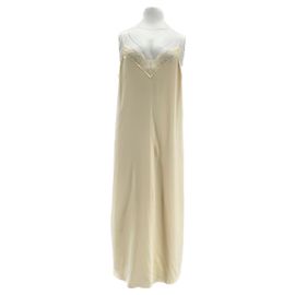 Robe Sézane T.FR 40 Viscose Beige