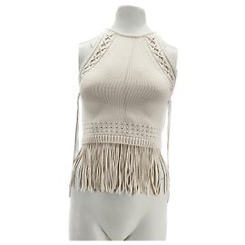 Autre Marque Ronny Kobo tops T.International S Viscose White